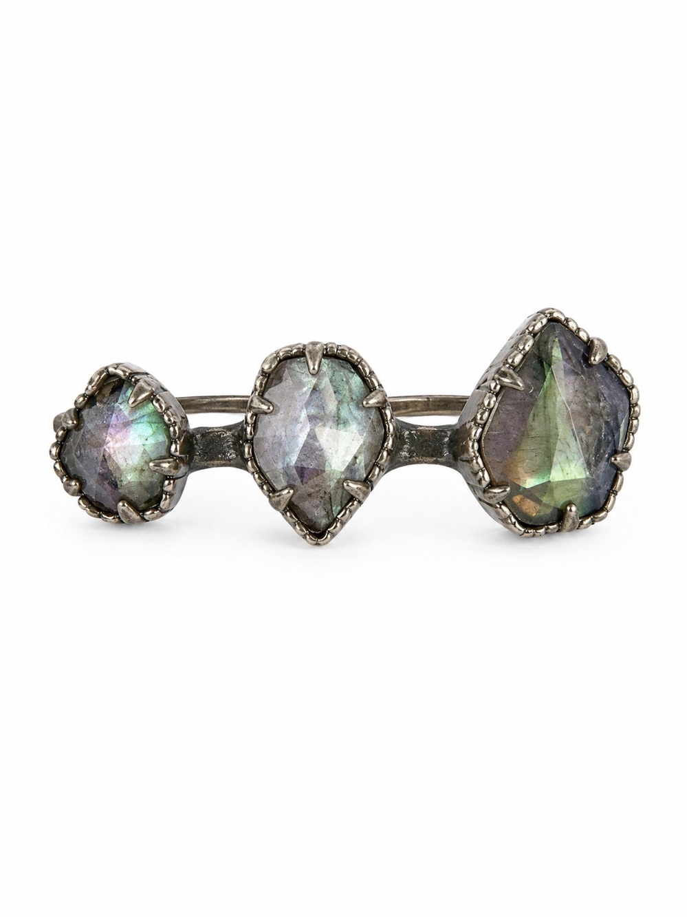 Kendra Scott Labradorite Teardrop Rings - Iridescent Blue-Green